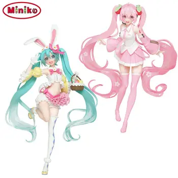 22cm Anime figure Hatsune Miku rabbit ear Spring Image ver Cute Kawaii Statue Miku PVC Action Figure Collection Model Toy Doll
22cm Anime figure Hatsune Miku rabbit ear Spring Image ver Cute Kawaii Statue Miku PVC Action Figure Collection Model Toy Doll