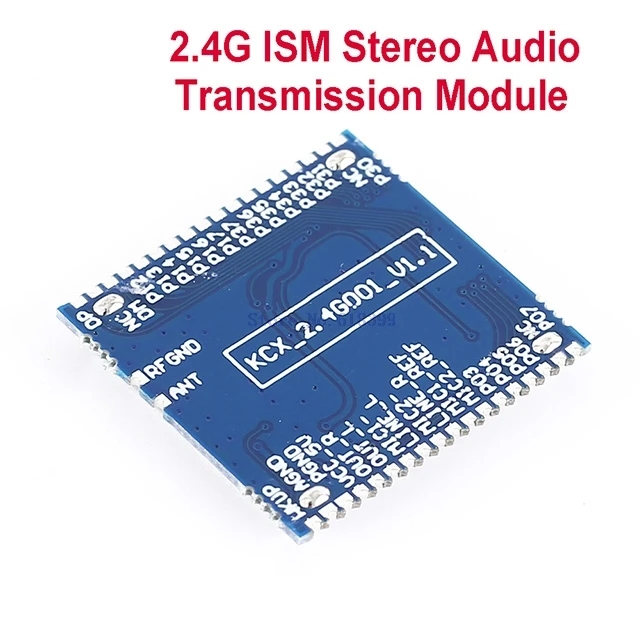 A7-- 2.4G ISM Stereo Audio Transmission Module GFSK Wireless Transceiver Module
A7-- 2.4G ISM Stereo Audio Transmission Module GFSK Wireless Transceiver Module