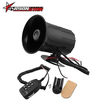 6 Sound 100W Tone Loud Horn Motorcycle Auto Vehicle Truck Speaker Warning Siren Police Loudspeaker with Microphone for Most Car
6 Sound 100W Tone Loud Horn Motorcycle Auto Vehicle Truck Speaker Warning Siren Police Loudspeaker with Microphone for Most Car