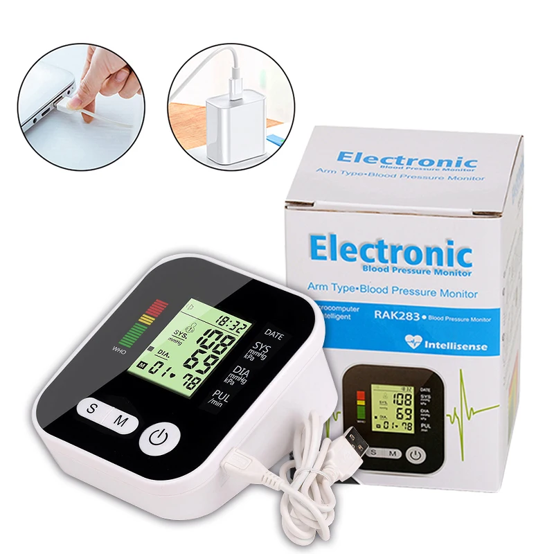 Rechargeable Tonometer Medical Equipment Blood Pressure Monitor Arm Apparatus for Measuring Pressure Heart Beat Meter Machine
Rechargeable Tonometer Medical Equipment Blood Pressure Monitor Arm Apparatus for Measuring Pressure Heart Beat Meter Machine
