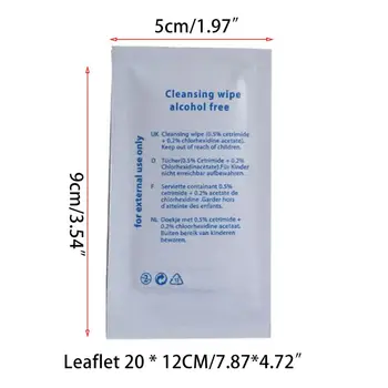 100 Sheets Hand Cleansing Wet Wipes Alcohol-Free Disposable Sanitizing Tissue
100 Sheets Hand Cleansing Wet Wipes Alcohol-Free Disposable Sanitizing Tissue