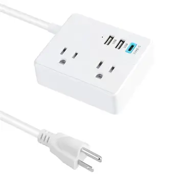Mini Power Strip 2 USB 1 Type-c 3 US Desktop Charging Station 3.94ft Extension Cord for Cruise Ship Travel Multi Plug Extender
Mini Power Strip 2 USB 1 Type-c 3 US Desktop Charging Station 3.94ft Extension Cord for Cruise Ship Travel Multi Plug Extender