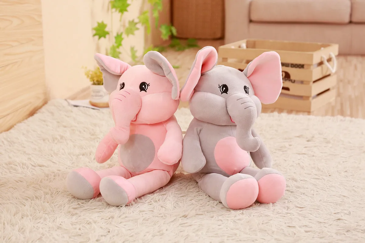 creative cute software down cotton elephant plush toy hippo doll