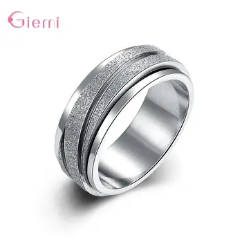 New Fashion Basic Spinner Ring Men's Wedding Brands 925 Sterling Silver Rotatable Male Anel Stylish Punk Rings Gift Jewelry
New Fashion Basic Spinner Ring Men's Wedding Brands 925 Sterling Silver Rotatable Male Anel Stylish Punk Rings Gift Jewelry