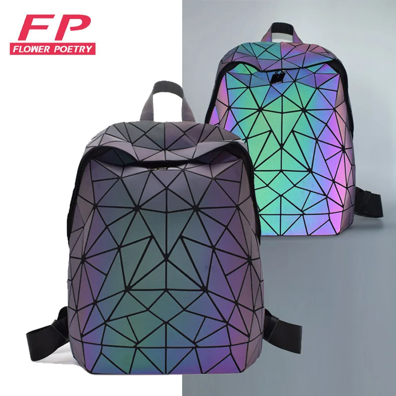 Men Laptop Backpacks Women Geometric Backpack For Teenage Girls Luminous Backpack School Holographic Rucksack Female School Bag
Men Laptop Backpacks Women Geometric Backpack For Teenage Girls Luminous Backpack School Holographic Rucksack Female School Bag