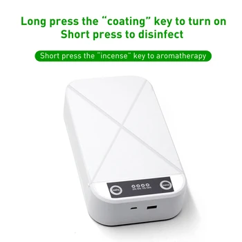 5V UV Phone Sterilizer Box Jewelry Phones Cleaner Personal Sanitizer Disinfection Cabinet with For Mask USB Charger
5V UV Phone Sterilizer Box Jewelry Phones Cleaner Personal Sanitizer Disinfection Cabinet with For Mask USB Charger