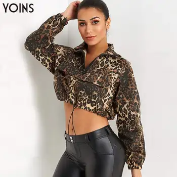YOINS 2020 Spring Autumn Winter Women Sweatshirts Cotton Leopard Lapel Collar Zip Front Crop Long Sleeves Bodycon Hem Sweatshirt
YOINS 2020 Spring Autumn Winter Women Sweatshirts Cotton Leopard Lapel Collar Zip Front Crop Long Sleeves Bodycon Hem Sweatshirt
