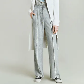 HAVVA 2020 Spring and Summer New Terry Yarn-dyed Combed Cotton Blend Slacks Sport Pants with Straight Leg and Wide Legs K5827
HAVVA 2020 Spring and Summer New Terry Yarn-dyed Combed Cotton Blend Slacks Sport Pants with Straight Leg and Wide Legs K5827