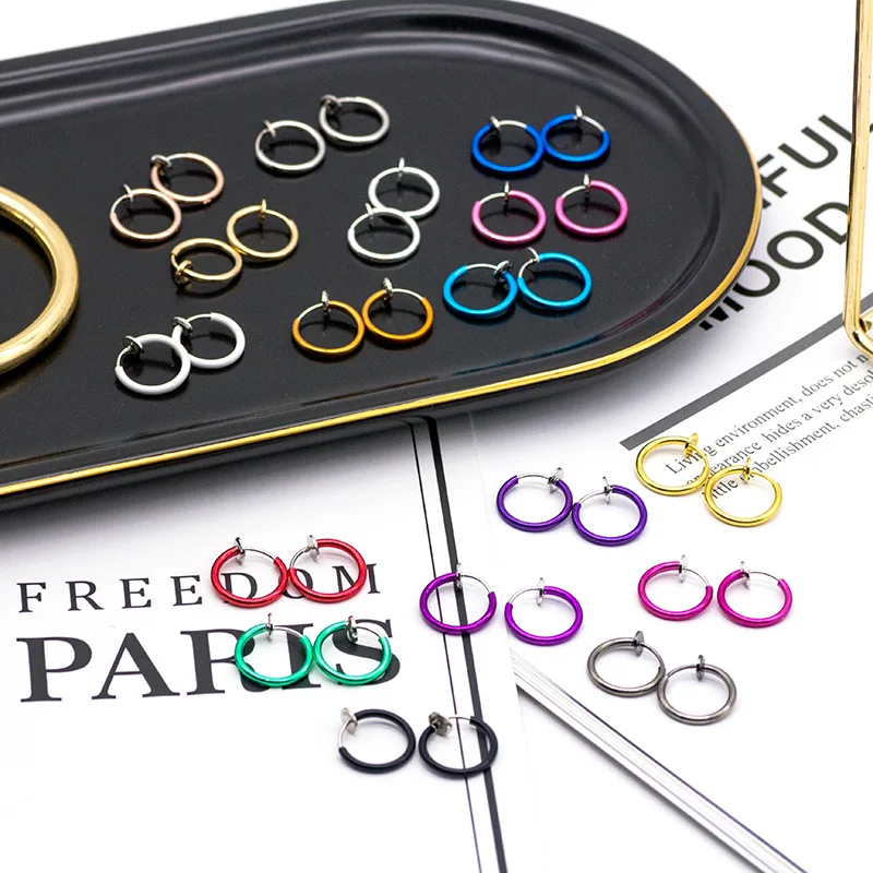 A Lot of Color Fake Nose Ring Body Jewelry Punk Lip Ear Nose Clip On Fake Septum Piercing Nose Ring Hoop Lip Hoop Rings Earrings
A Lot of Color Fake Nose Ring Body Jewelry Punk Lip Ear Nose Clip On Fake Septum Piercing Nose Ring Hoop Lip Hoop Rings Earrings