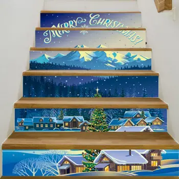 3D Christmas Decorative Stairs Stickers Self Adhesive Wall Mural Decals Removable DIY Art Decoration Wallpapers 
3D Christmas Decorative Stairs Stickers Self Adhesive Wall Mural Decals Removable DIY Art Decoration Wallpapers