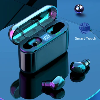Aimitek Bluetooth 5.0 Earphones Touch Wireless Earbuds TWS Stereo Sports Gaming Headsets LED Display 3600mAh Charging Case 2020
Aimitek Bluetooth 5.0 Earphones Touch Wireless Earbuds TWS Stereo Sports Gaming Headsets LED Display 3600mAh Charging Case 2020
