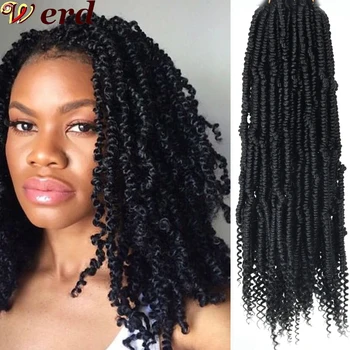 Werd Pre-looped Fluffy Bomb Twists Spring Passion Synthetic Bomb Twist Crochet Hair Extensions Pre looped Fluffy Braiding Hair
Werd Pre-looped Fluffy Bomb Twists Spring Passion Synthetic Bomb Twist Crochet Hair Extensions Pre looped Fluffy Braiding Hair