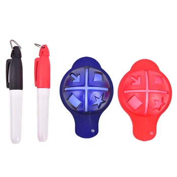1Pcs usesful Marker Template Drawing Alignment Golf Ball Golf Liner Golf Round Liner Draw Line Cap With Pen New
1Pcs usesful Marker Template Drawing Alignment Golf Ball Golf Liner Golf Round Liner Draw Line Cap With Pen New
