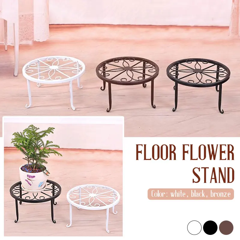 Wrought Iron Flower Pot Rack Stand Floor Plant Home Decor Classic Style Potted Stander Display Shelf Garden for Round
Wrought Iron Flower Pot Rack Stand Floor Plant Home Decor Classic Style Potted Stander Display Shelf Garden for Round