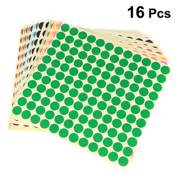 16 Sheets Sticker Round Adhesive Colorful Little Dot 13mm Label Decal Package Decor Label Sticker Gift Sticker for Wedding
16 Sheets Sticker Round Adhesive Colorful Little Dot 13mm Label Decal Package Decor Label Sticker Gift Sticker for Wedding