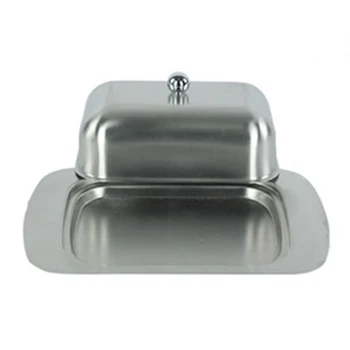 Storage Box Solid Rustproof Tray Butter Dish Container Kitchen Cheese Server Dinnerware Stainless Steel Easy Clean With Lid
Storage Box Solid Rustproof Tray Butter Dish Container Kitchen Cheese Server Dinnerware Stainless Steel Easy Clean With Lid