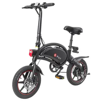 

DYU D3+ 10Ah 240W 36V Folding Moped Electric Bike 14 inch 25km/h Top Speed Aviation aluminum alloy Charging time 6H Adjustable
