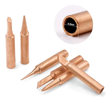 5pcs Pure Copper 900M-T Solder Iron Tip Lead-free Solder Tips Welding Head BGA Soldering Accessories
5pcs Pure Copper 900M-T Solder Iron Tip Lead-free Solder Tips Welding Head BGA Soldering Accessories