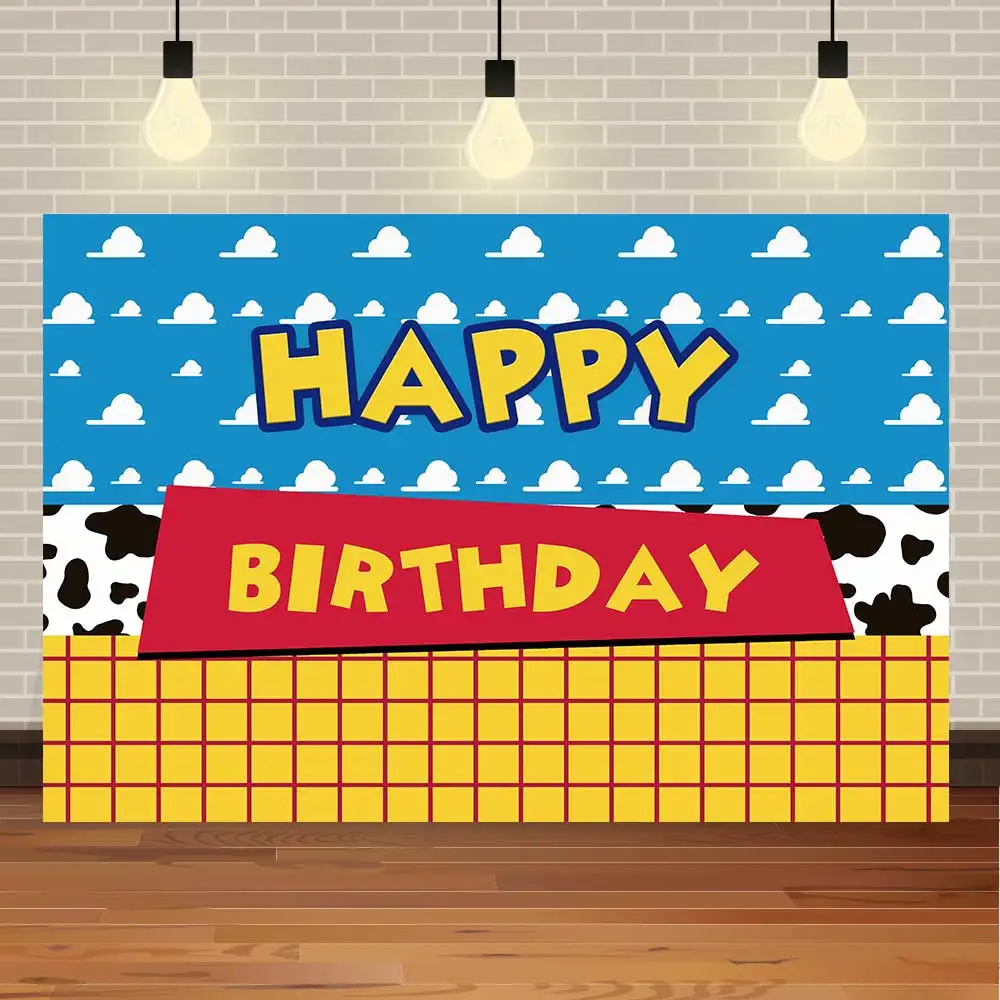 NeoBack с днем рождения детская история игрушек облако детский душ мультяшное небо