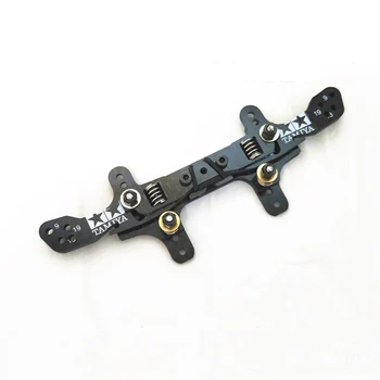 1PC 4WD Tamiya 3MM Carbon Fiber Two Buffer Spring Painting Pteris Rear Reinforcing Plate with Up and Down Activities for RC Car
1PC 4WD Tamiya 3MM Carbon Fiber Two Buffer Spring Painting Pteris Rear Reinforcing Plate with Up and Down Activities for RC Car