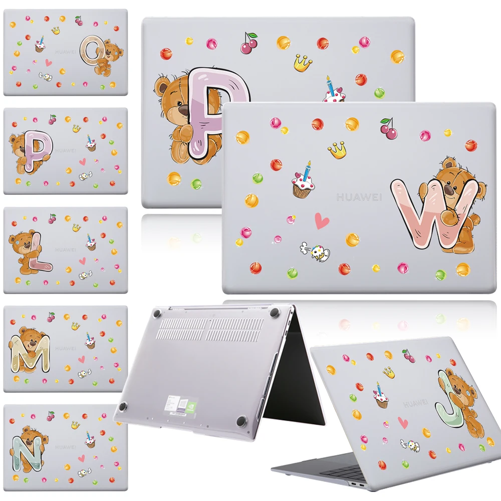 Laptop Case for Huawei MateBook 13/14/D14/D15 /X 2020/X Pro 13.9 /Honor MagicBook 14/15/Pro 16.1 Alphabet Bear Print Pattern 
Laptop Case for Huawei MateBook 13/14/D14/D15 /X 2020/X Pro 13.9 /Honor MagicBook 14/15/Pro 16.1 Alphabet Bear Print Pattern
