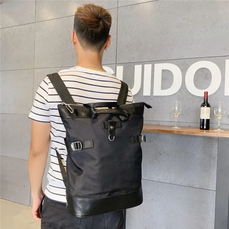 2020 new design stylish men back pack bags black nylon casual fashion men travel backpack bags daily work bagpack schoolbags 
2020 new design stylish men back pack bags black nylon casual fashion men travel backpack bags daily work bagpack schoolbags