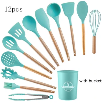9/11/12 Pcs Kitchenware Silicone Heat Resistant Kitchen Cooking Utensils Non-Stick Baking Tool Cooking Tool Sets Baking Tools
9/11/12 Pcs Kitchenware Silicone Heat Resistant Kitchen Cooking Utensils Non-Stick Baking Tool Cooking Tool Sets Baking Tools