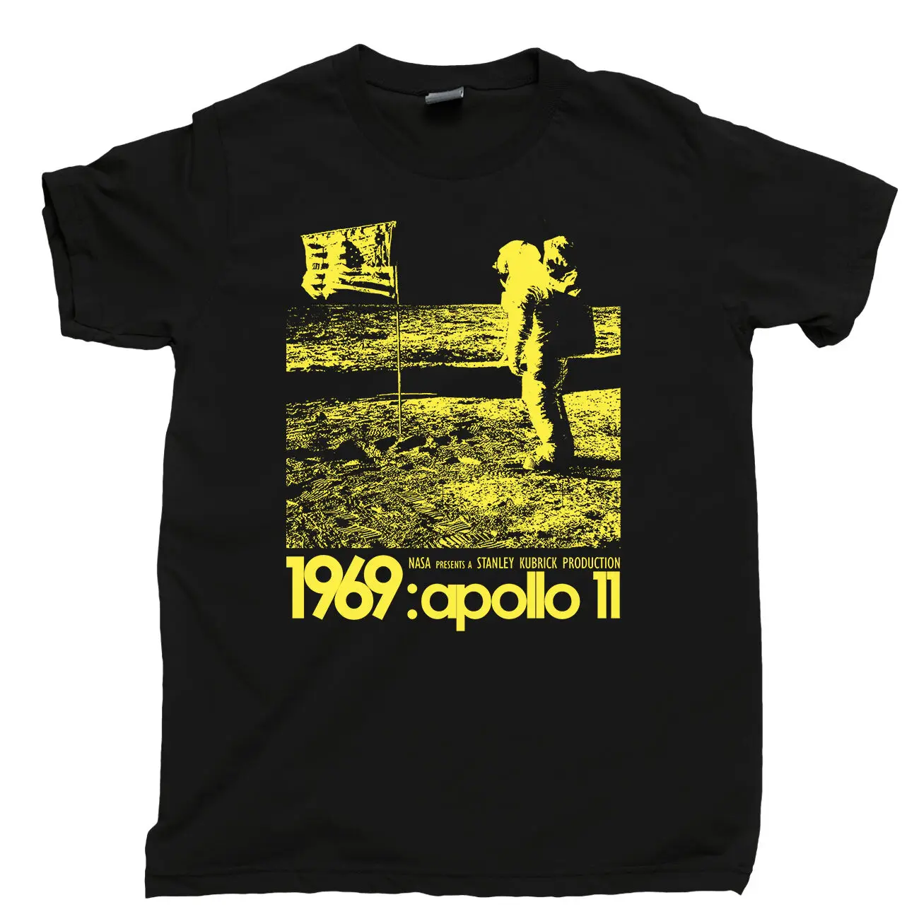 APOLLO 11 CONSPIRACY Theory T Shirt Stanley Kubrick Fake Moon Landing Tee Poster
APOLLO 11 CONSPIRACY Theory T Shirt Stanley Kubrick Fake Moon Landing Tee Poster