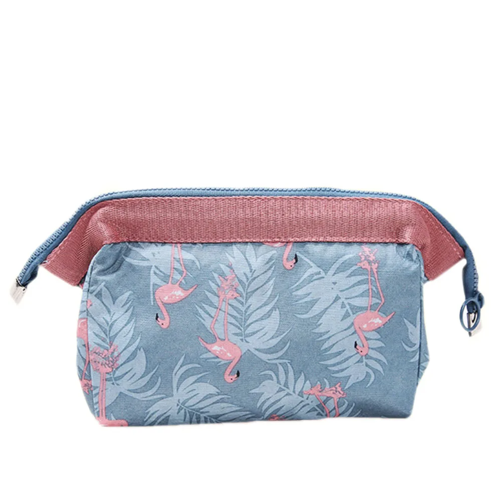 

Flamingo Cosmetic Bag Women Necessaire Make Up Bags Travel Waterproof Portable Makeup Toiletry Kits Organizer Bag