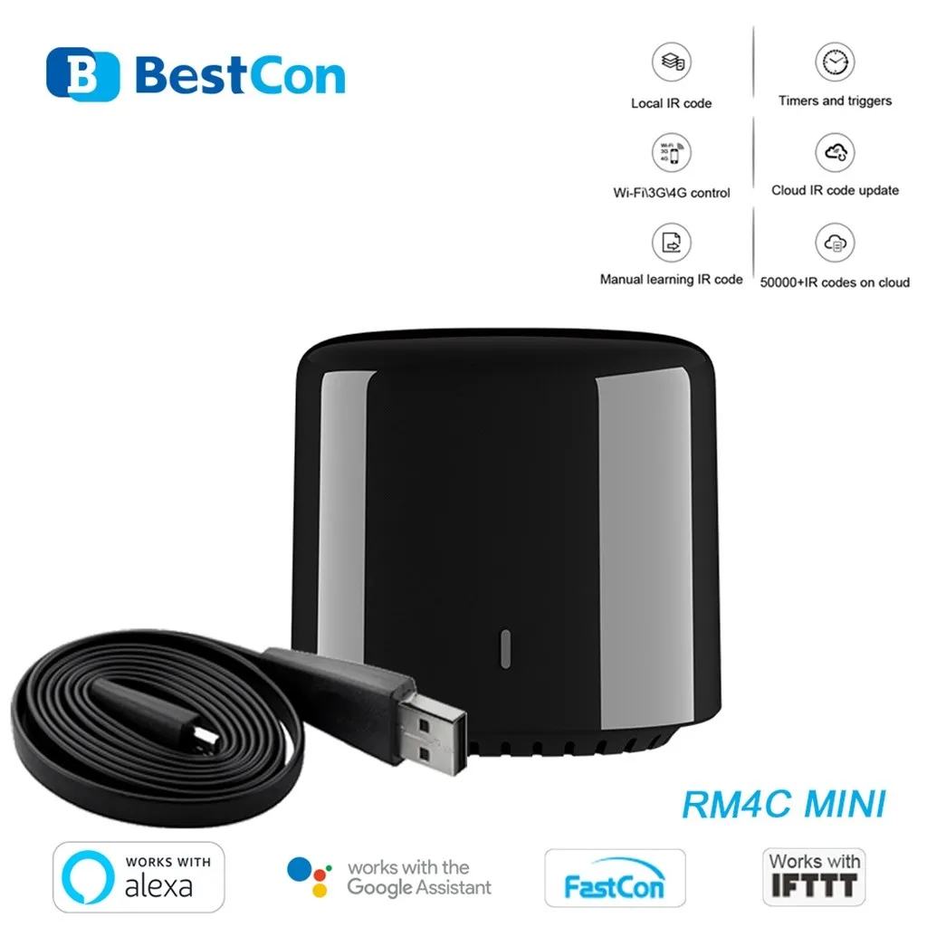 top selling in 2020 Smart Home Automation WiFi/IR/4G Wireless Controller For RM4C Mini HOT Support Wholesale and Dropshipping |