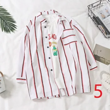 Summer dress vertical stripes 7 seven-sleeve shirt men's trend short-sleeved shirt male students handsome wild jacket
Summer dress vertical stripes 7 seven-sleeve shirt men's trend short-sleeved shirt male students handsome wild jacket