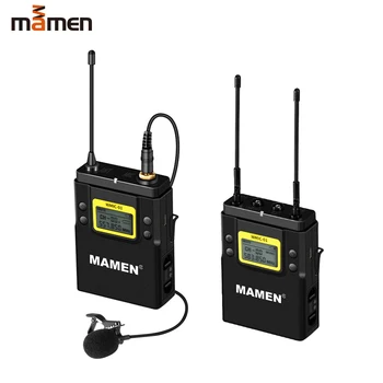 MAMEN WMIC-01 60m Range Condenser Microphone UHF Dual-Channel Digital Wireless Microphone System One Transmitter One Receiver
MAMEN WMIC-01 60m Range Condenser Microphone UHF Dual-Channel Digital Wireless Microphone System One Transmitter One Receiver