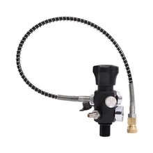 Multi-purpose Adjustable Air Filling Station Refill Adapter 400bar 6000psi Dual Gauge Charging Valve 62cm Hose 8mm Quick Plug
Multi-purpose Adjustable Air Filling Station Refill Adapter 400bar 6000psi Dual Gauge Charging Valve 62cm Hose 8mm Quick Plug