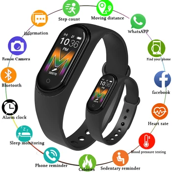 M5 Sport Smart Watch Bluetooth Call/Music Smart Band Waterproof Heart Rate Blood Pressure Health Wristband Smart Bracelet
M5 Sport Smart Watch Bluetooth Call/Music Smart Band Waterproof Heart Rate Blood Pressure Health Wristband Smart Bracelet