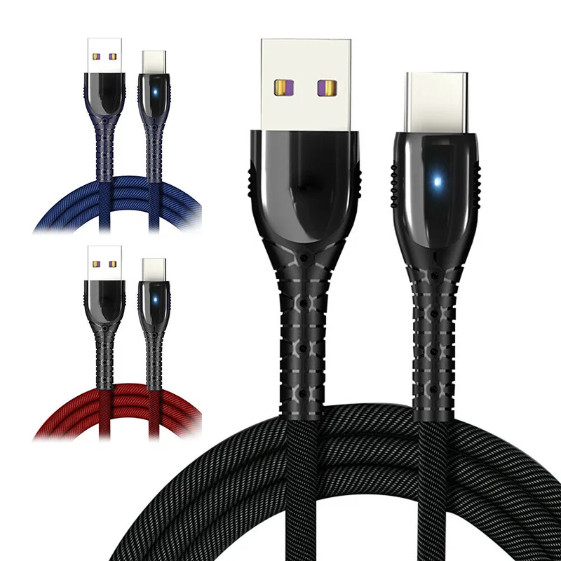 Zinc Alloy Quick Charge Data Cable 5A Fast Charging with Lamp for Mobile Phone FKU66
Zinc Alloy Quick Charge Data Cable 5A Fast Charging with Lamp for Mobile Phone FKU66
