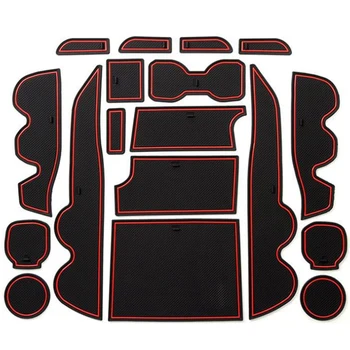 Custom Fit Cup,Door Center Console Liner Accessories for Toyota Tacoma 2019 2018 2017 2016 19PC Set (Double Cab,Red Trim)
Custom Fit Cup,Door Center Console Liner Accessories for Toyota Tacoma 2019 2018 2017 2016 19PC Set (Double Cab,Red Trim)