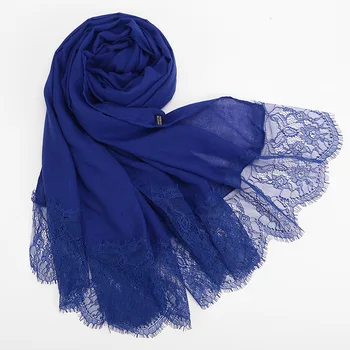 2019 women plain cotton lace scarf Head hijab wrap solid shawls and wraps foulard femme headscarf Islamic muslim hijabs
2019 women plain cotton lace scarf Head hijab wrap solid shawls and wraps foulard femme headscarf Islamic muslim hijabs