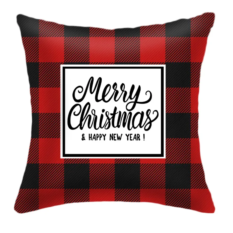 Christmas Pillow cases Cover Merry Christmas Decor for Home Noel Gifts Navidad 2019 Xmas Cristmas Decor Happy New Year 2020