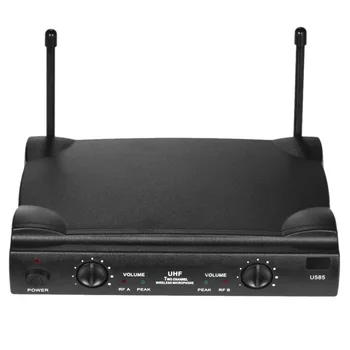 UHF Dual Channel Wireless Microphone System With 2 Transmitters Headsets Microphones Receiver Audio Cable for DJ Karaoke
UHF Dual Channel Wireless Microphone System With 2 Transmitters Headsets Microphones Receiver Audio Cable for DJ Karaoke