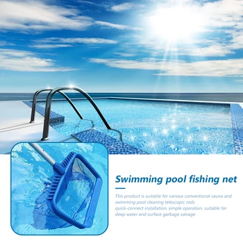 Skimmer Net Swimming Pool Mesh Frame Leaf Garbage Cleaning Rake Catcher Pouch Easy Carrying Swimming Portable Parts
Skimmer Net Swimming Pool Mesh Frame Leaf Garbage Cleaning Rake Catcher Pouch Easy Carrying Swimming Portable Parts