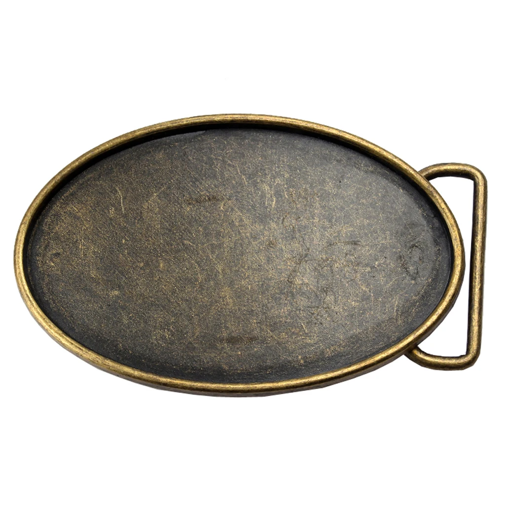 Mens Western Cowboy Belt Buckle Alloy Oval Belt Buckle Replacement Bronze Mens Western Cowboy Belt Buckle Alloy Oval Belt Buckle Replacement Bronze