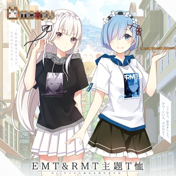 Anime Re:Life in a different world from zero Rem Casual Short Sleeves T-shirt Summer Unisex Harajuku Cotton Loose Pullover Tops
Anime Re:Life in a different world from zero Rem Casual Short Sleeves T-shirt Summer Unisex Harajuku Cotton Loose Pullover Tops