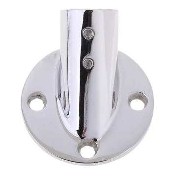 7/8'' Boat Handrail Fitting - 30 Degree Round Base - Stainless Steel Marine-Grade 
7/8'' Boat Handrail Fitting - 30 Degree Round Base - Stainless Steel Marine-Grade