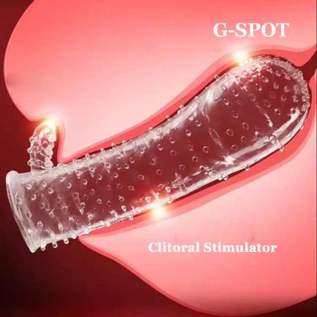 Manchon d'extension d'agrandissement du pénis réutilisable pour hommes, jouets sexuels pour couples, retard de scooters épais, produits sexuels 1