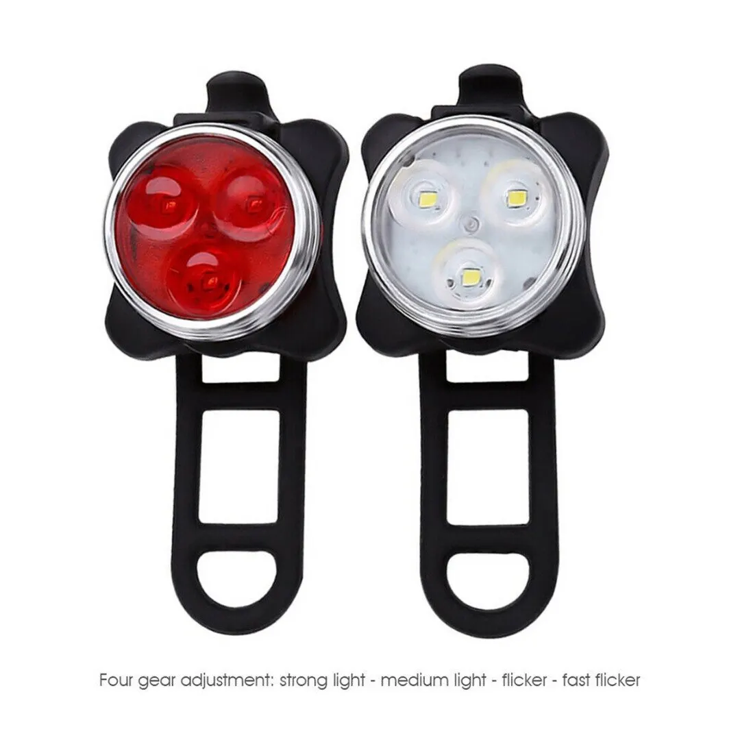 Bicycle Rear Light USB Rechargeable Waterproof LED Charging Cycling Taillight Bike Rear Bike Head Tail Light Set Super Bright
Bicycle Rear Light USB Rechargeable Waterproof LED Charging Cycling Taillight Bike Rear Bike Head Tail Light Set Super Bright