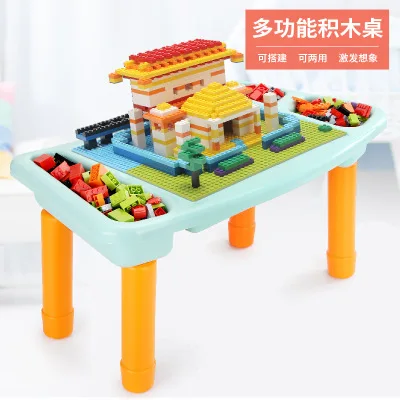 Hot Sales Multi-functional Children Building Blocks Table Compatible Size Granule Assembled Building Blocks DIY Study Table Educ
Hot Sales Multi-functional Children Building Blocks Table Compatible Size Granule Assembled Building Blocks DIY Study Table Educ