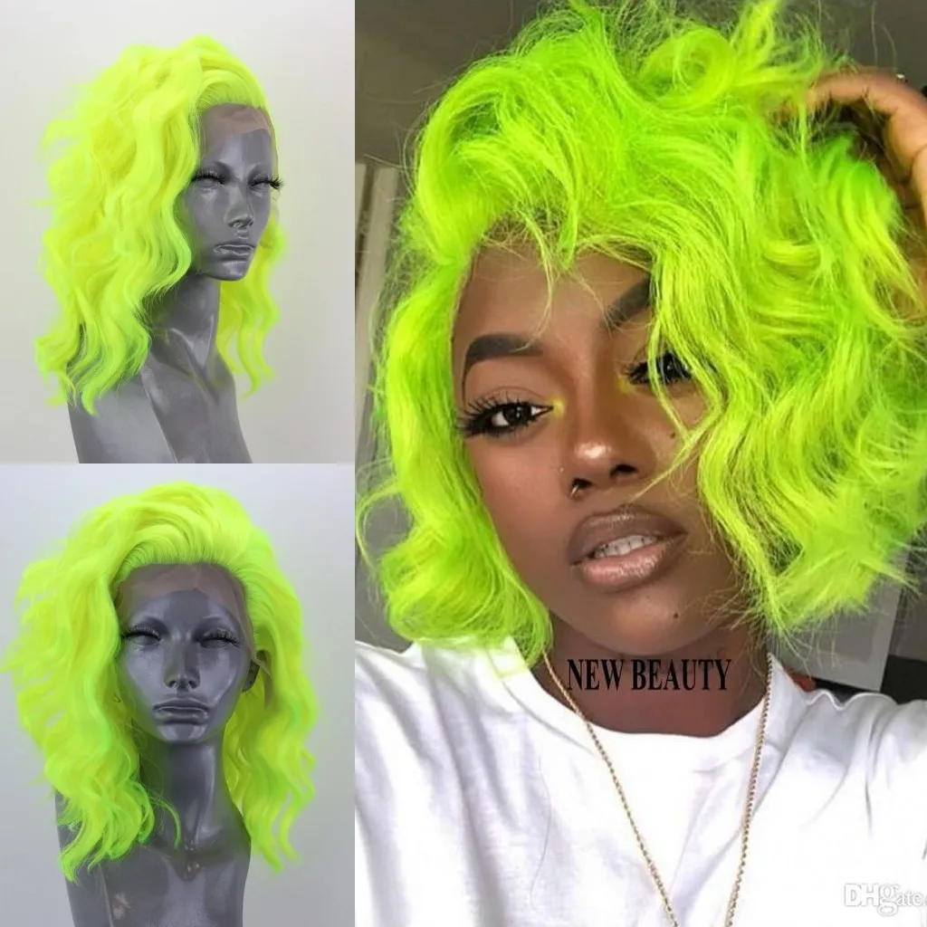 Short Bob Wigs for Black Women Apple Green Loose Wave Wigs 14inch Heat Resistant Fiber Cosplay Style Synthetic Lace Front Wig
Short Bob Wigs for Black Women Apple Green Loose Wave Wigs 14inch Heat Resistant Fiber Cosplay Style Synthetic Lace Front Wig