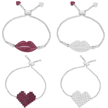 Kakany Original 1:1 Fashion High Quality Romantic Heart-shaped Lip-shaped Shiny Zircon Earrings New Charm Jewelry Gift For Women
Kakany Original 1:1 Fashion High Quality Romantic Heart-shaped Lip-shaped Shiny Zircon Earrings New Charm Jewelry Gift For Women