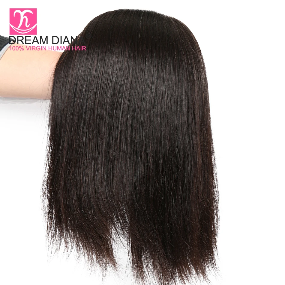 DreamDiana Brazilian Silky Straight Hair 1/3 Bundles Natural Color Non Remy 100% Human Extensions Express Delivery | Шиньоны и парики