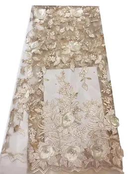 3D lace fabric African Wedding Dress Embroidery Sequins for Nigerian French Party Cloth Material Mesh Lace 5 yards CJD003
3D lace fabric African Wedding Dress Embroidery Sequins for Nigerian French Party Cloth Material Mesh Lace 5 yards CJD003
